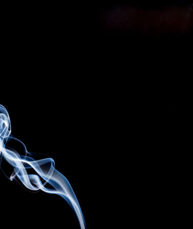 Smoke flame black background,の写真素材