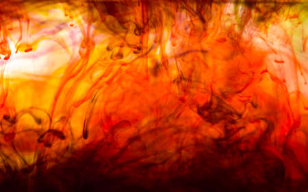 defocused Red color abstract background, color in water,