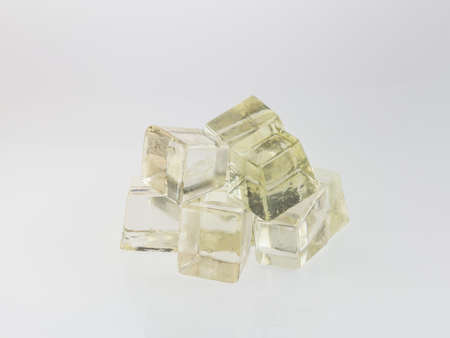 ice fake on white background, ice fake line up on white,の写真素材