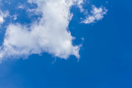 Scattered clouds in the skyの写真素材