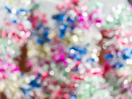 ribbon bokeh background, color ribbon on bokeh,の写真素材