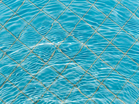 Blurred water background, water on tile pattern background,