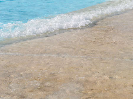 Blurred water background, water in the blue, white wave water on beautiful, wave water pool floor,の写真素材