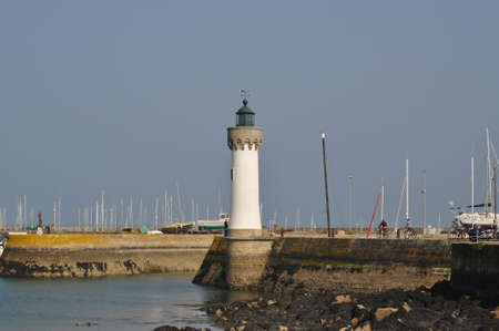 Port Haliguen Lighthouseの写真素材