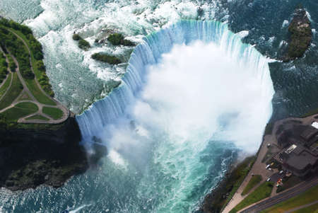 Horseshoe Fall, Niagara Fall, Toronto, Canadaの写真素材
