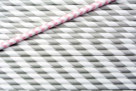 Stripe Straws Background Patternの写真素材