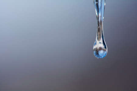 Pretty Blue Crystal Icicle Textureの写真素材