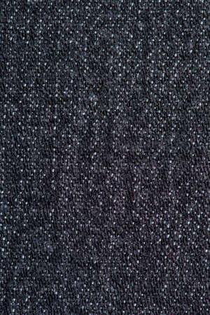 Close Up Macro Black Jean Fabric with White dot Texture Patterns Backgroundの写真素材