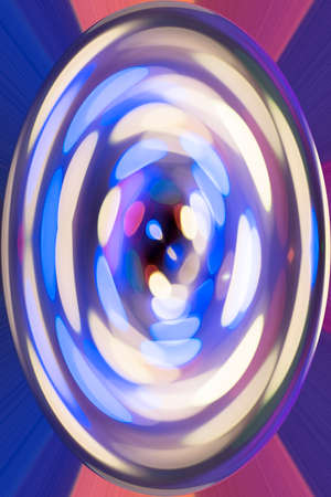 Colorful abstract christmas light rose bokehの写真素材