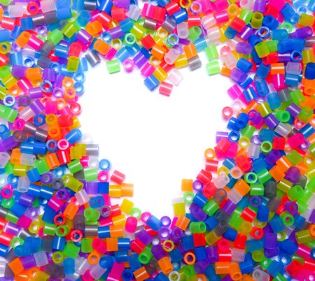 Texture from a lot of color small objectsの写真素材