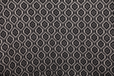 Textile black and white simple textureの写真素材