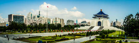 Taipei, Taiwan - 3 October 2012: Chiang Kai Shek Memorial Hall in Taipei, Taiwanのeditorial素材