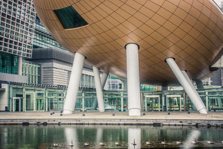 Hong Kong, China - 11 August, 2009: Architectual images of the Egg at Hong Kong Science and...