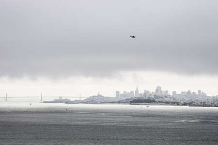 Skyline of San Francisco, Californiaの写真素材