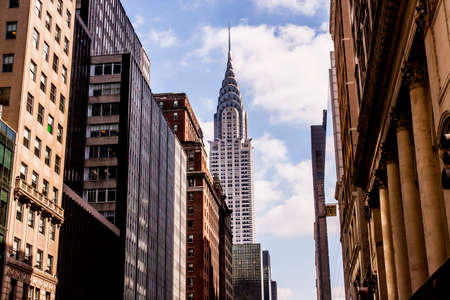 New York, USA - 19 September, 2009: Chrysler Building in Midtown Manhattanのeditorial素材