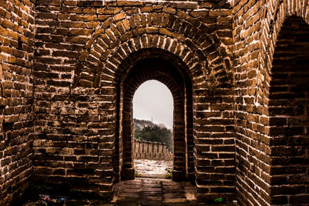 Mutianyu section of the Great Wall of Chinaの写真素材