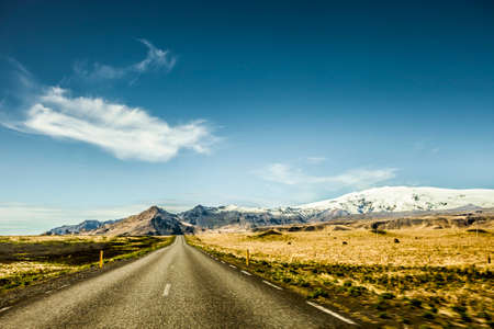 Icelandic Road trip on the Ring Roadの写真素材