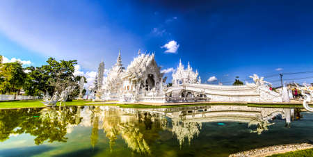 The White Temple in Chiang Rai, Thailandの写真素材