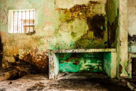 Abandoned house in Hong Kongの写真素材