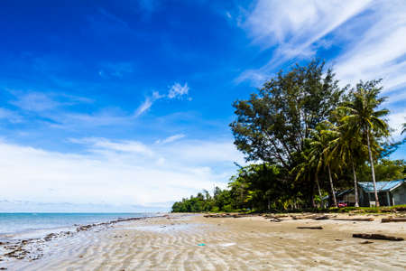 Secluded beach during the daytimeの写真素材