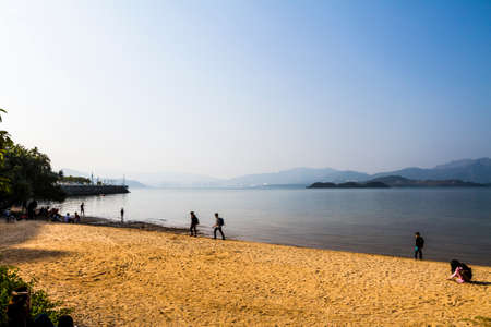 Secluded beach during the daytimeの写真素材