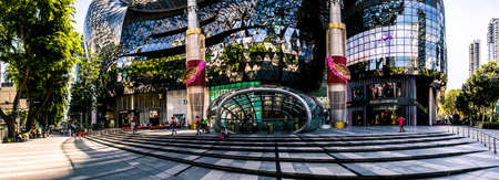 Singapore, Singapore - 7 January, 2017: Orchard Ion, one of the premiere malls in the city, on a sunny afternoonのeditorial素材