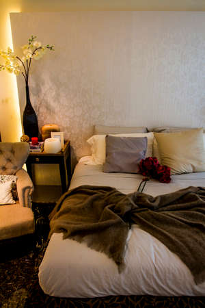 Modern deisgn of a home interiorのeditorial素材