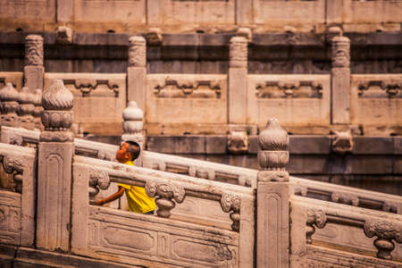 Beijing, China - 9 June, 2013: Forbidden City, the imperial capitol of ancient Chinese dynasties, in central Beijingのeditorial素材