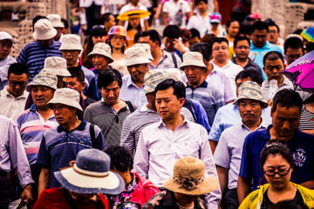 Beijing, China - 9 June, 2013: Forbidden City, the imperial capitol of ancient Chinese dynasties, in central Beijingのeditorial素材