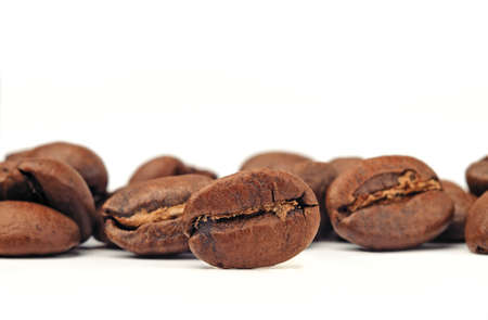 Close-up of Roasted Coffee Beansの写真素材
