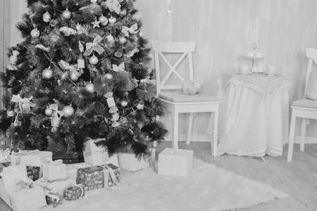 New Year and Christmas itemsの写真素材