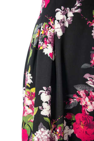 women legs with black shoes on white backgroundの写真素材