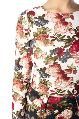 part of the female odezhy, shoulders and sleevesの写真素材