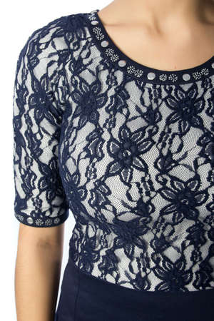 part of the female odezhy, shoulders and sleevesの写真素材