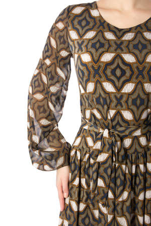 part of the female odezhy, shoulders and sleevesの写真素材