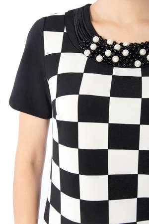 part of the female odezhy, shoulders and sleevesの写真素材
