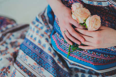 pregnant womanの写真素材
