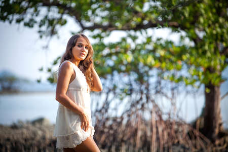 Beautiful sexual young womanの写真素材