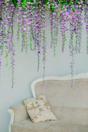 Beautiful interior in the style of Provenceの写真素材