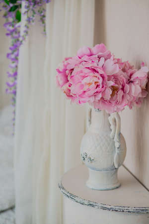Beautiful interior in the style of Provenceの写真素材