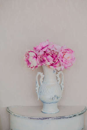Beautiful interior in the style of Provenceの写真素材