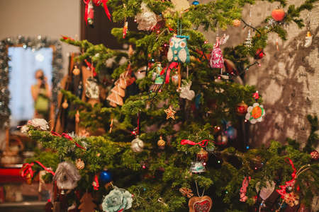 Christmas tree and Christmas decorations