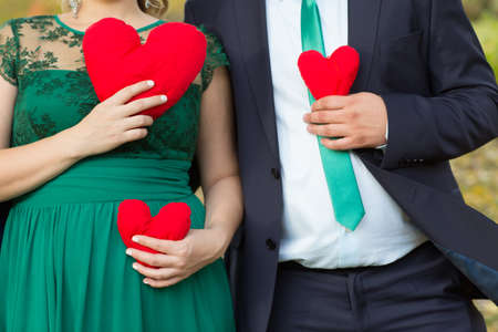 Beautiful elegant woman waiting a baby.の写真素材