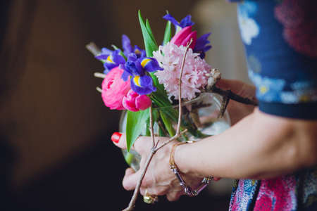 spring decor for decoration of holidayの写真素材