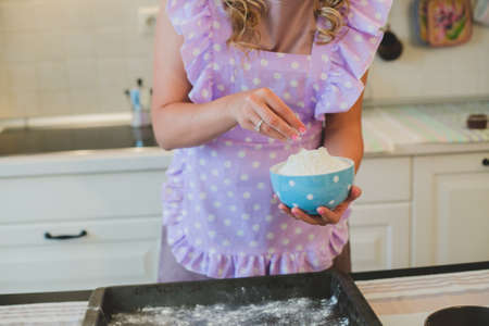 chef cook pastries in the kitchen