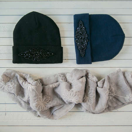 womens accessories in the backgroundの写真素材