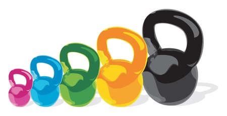 Kettlebell Or Russian bellのイラスト素材
