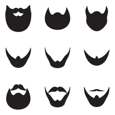Beard Iconsのイラスト素材