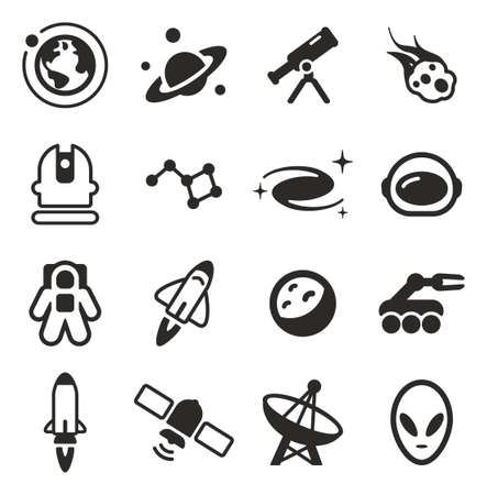 Space Iconsのイラスト素材