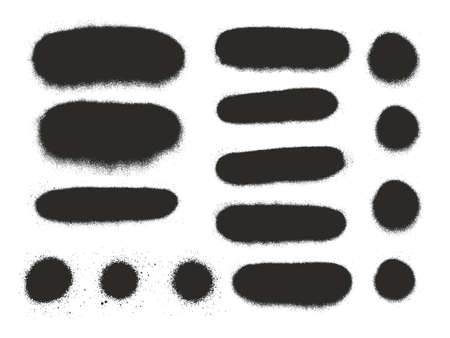 Spray Paint Elements Set 16のイラスト素材